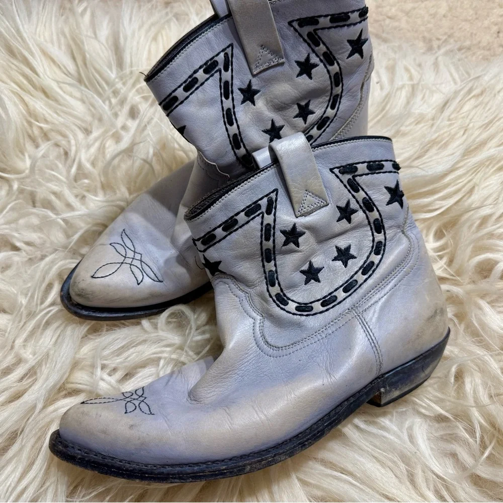 Golden Goose Short Ankle Cowboy Boots - Picture 2 of 9
